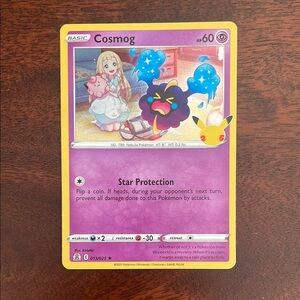 Cosmog Pokémon Card 013/025 Celebrations